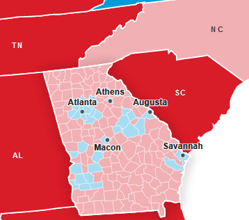 Georgia US 2020 Election results